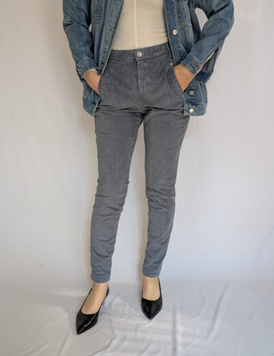 Blaue Cordhose Gr. 38 M 100% Baumwolle