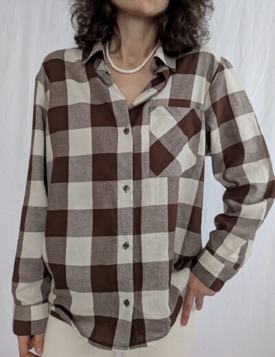 Kariertes Baumwollhemd von H&M Gr.36