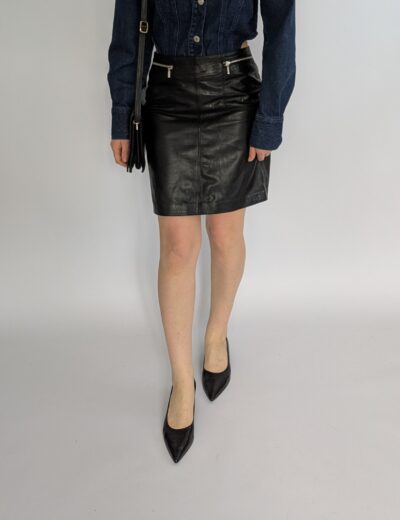 ARMA collecttion Lederrock schwarz Gr. 36