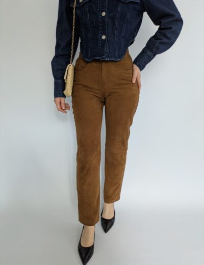 Echtlederhose, Vintage Gr.34