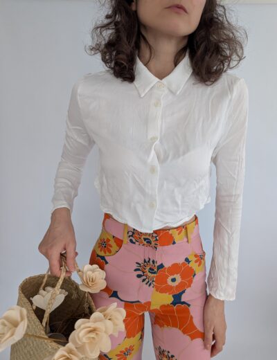 Kurzes Hemd von Bershka Gr. XS