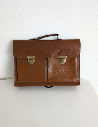Vintage Leder Aktentasche, Braun, Top Zustand!💼