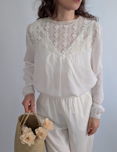 Bohobluse aus Viskose Gr.S