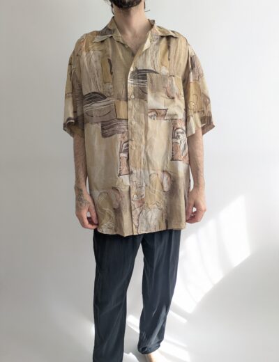 Seidenhemd Resort Gr. M/39/40 Top Zustand Vintage