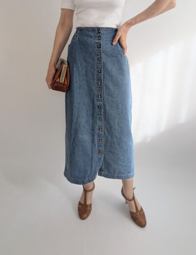 Jeansrock Vintage Gr.XL