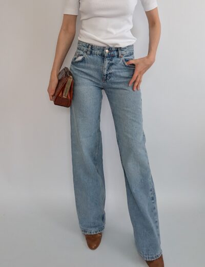 Jeanshose von Zara wide leg Gr.32