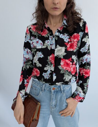 Blumenhemd Gr. XS Top Zustand