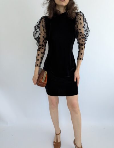 Kleid mit Puffärmeln von Zara Gr.S