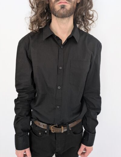 Schwarzes Herrenhemd, Grösse M