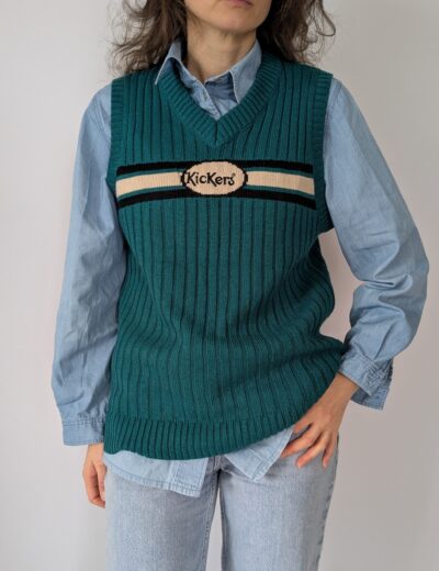 Türkisfarbene Weste Kickers Gr.S/M