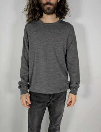 H&M Merino Wollpullover, Herren XL, Grau - Top Zustand!