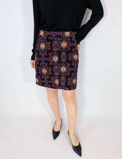 Gemusterter Cordrock TU Gr.S