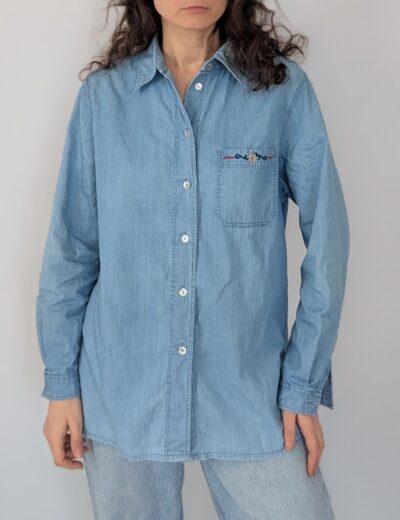 Vintage-Jeanshemd Gr.M/L