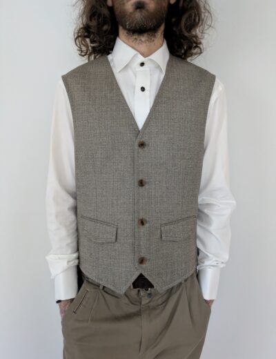 Herren Weste, Braun, Gr. S Top