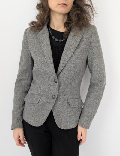 Grauer Blazer aus Wollmischung H&M Gr.36