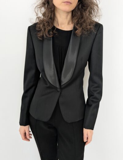 Peter Kelly Blazer aus Wolle Schwarz Gr.36