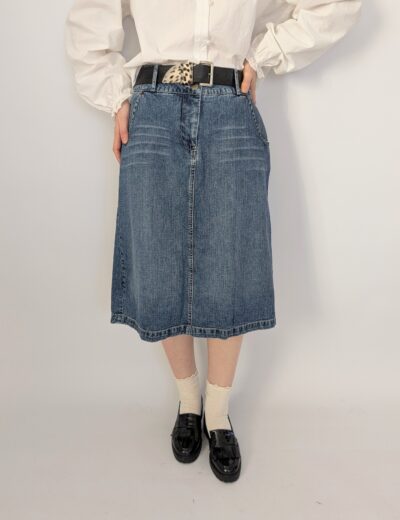 Asymmetrischer Jeansrock Gr.40