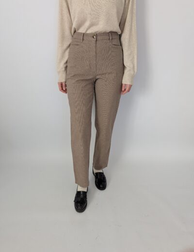 Zafira Chino Hose Gr. 38 beige Karo