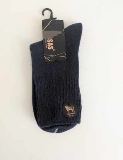 Warme Cosas Kaschmir Socken 43 Dunkelblau, Neu mit Etikett