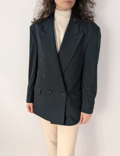 Doppelreihiger Blaser Vintage aus Wolle Gr.38