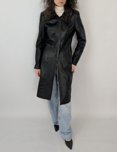 Klassischer Ledermantel Gr.36