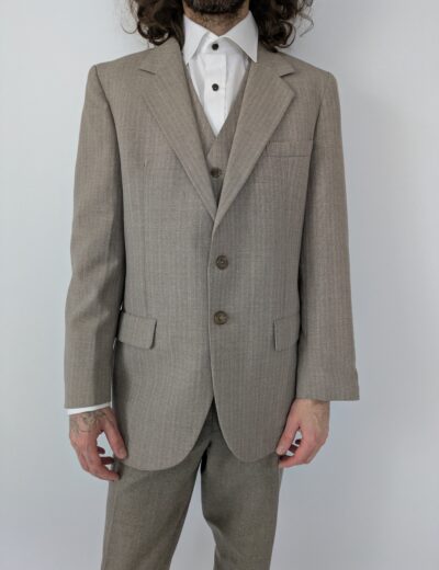 Wollset: Jacke + Weste Gr.48/S