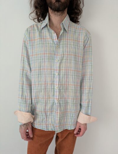 kariertes Herrenhemd Gr. L