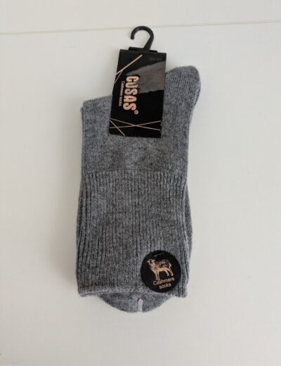Warme Wollsocken, NEU, Grau, Gr. 39-42, Winter-Saison