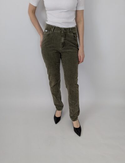 Cordhose khaki, slim fit Gr.38