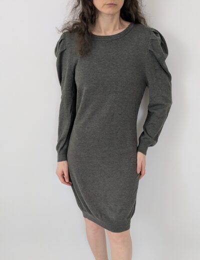 Kleid mit Puffärmeln Gr.S/M