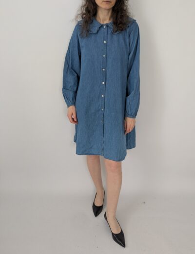 Jeanskleid mit Kragen Gr. M