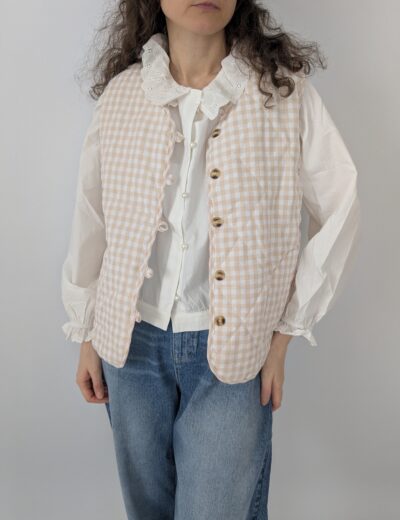 Karierte Weste Größe S