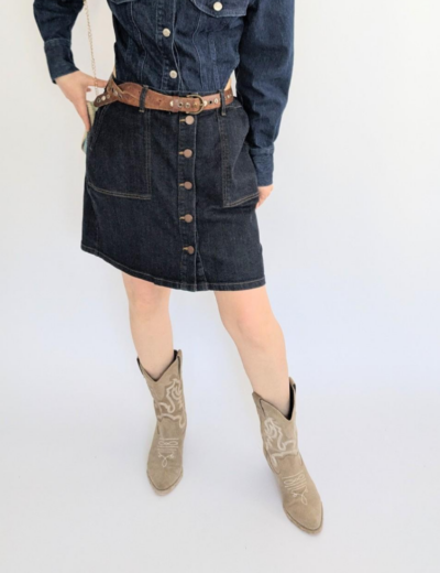 Jeansrock Gr. 40 Linie A Top Zustand!