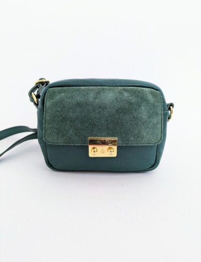 Kleine Handtasche aus Naturleder