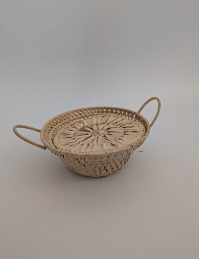 Boho-Korb mit Deckel