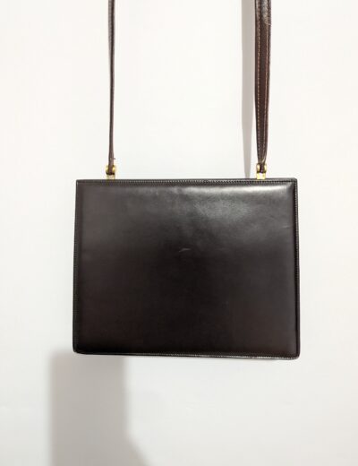 Klassische Vintage-Lederhandtasche