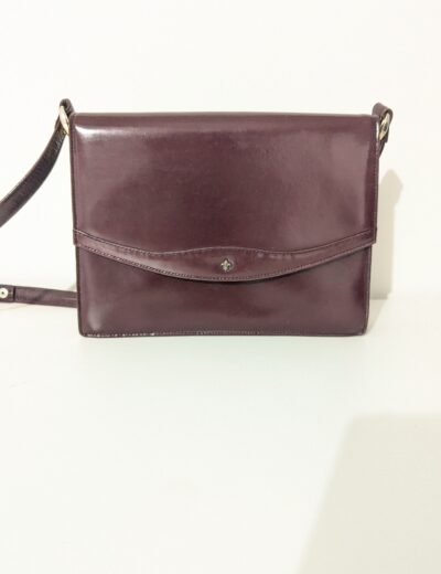 Vintage-Tasche, bordeauxrot