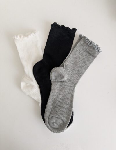 Rüschensocken 3-set 35-36