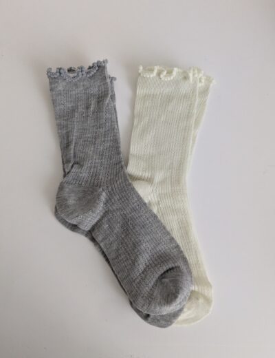 Rüschensocken 2-set 35-36