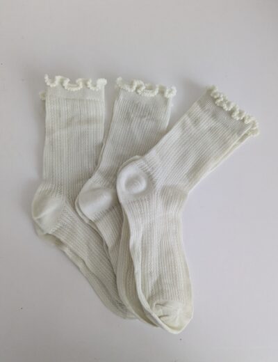 Rüschensocken 3-set 35-36