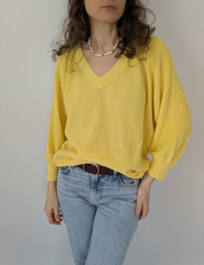 Baumwollpullover oversize Gr.S Free/Quent