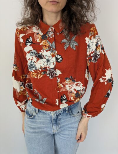 Geblümtes Hemd Gr.34