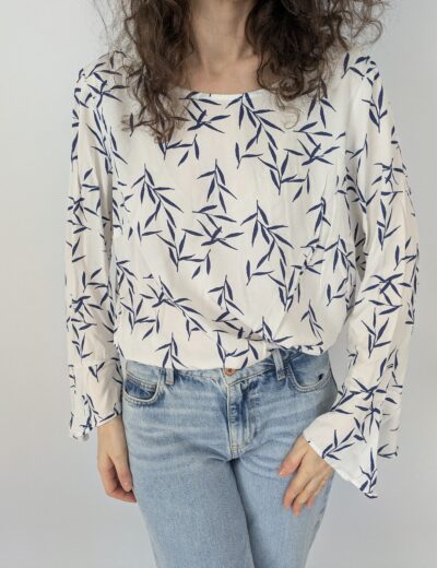 Gemusterte Bluse von Marc O'Polo Gr. 42