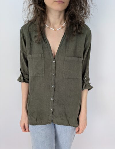 Leinenhemd von Zara Gr. S/M