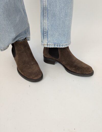 Stiefel aus Naturleder Gr.37