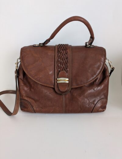Vintage-Ledertasche