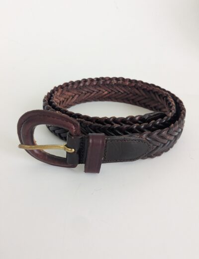 Geflochtener Ledergürtel 75