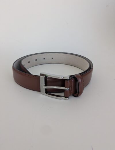 Brauner Ledergürtel 85
