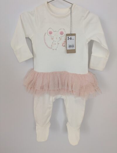 Baby Strampler mit Tüll 3-6 Monate