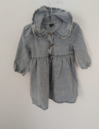 Jeanskleid mit Kragen 4 Jahre